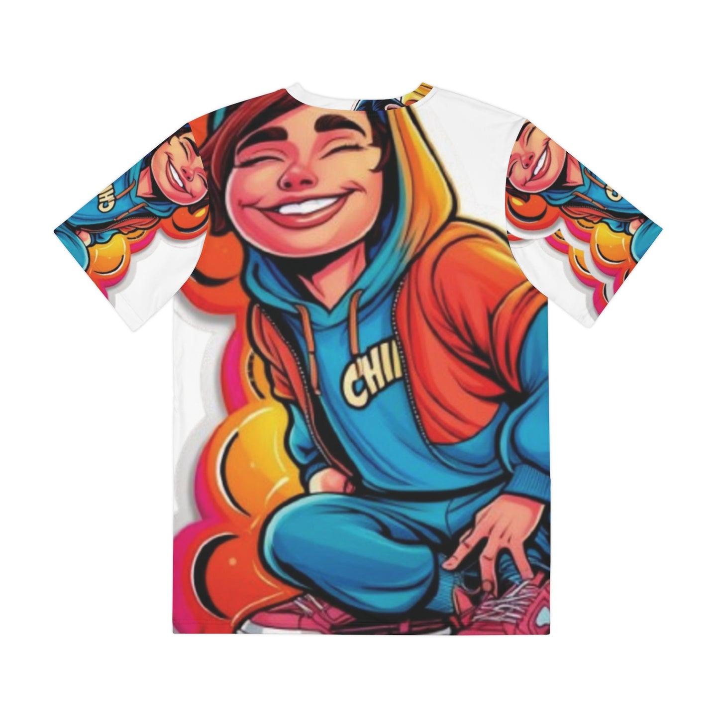 Colorful Graphic Tee for Fun-Loving Men