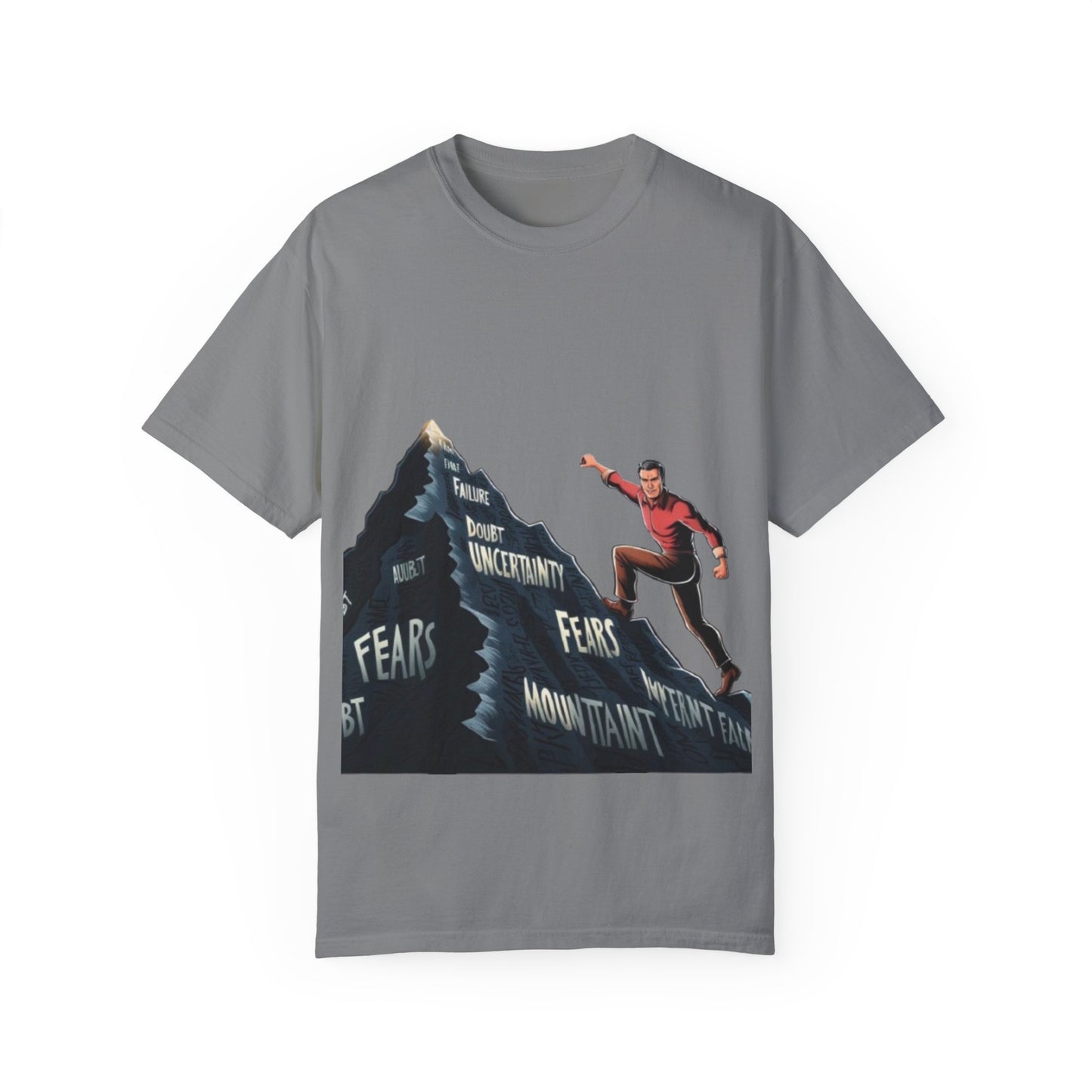 Motivational Graphic T-Shirt: Conquer Your Fears