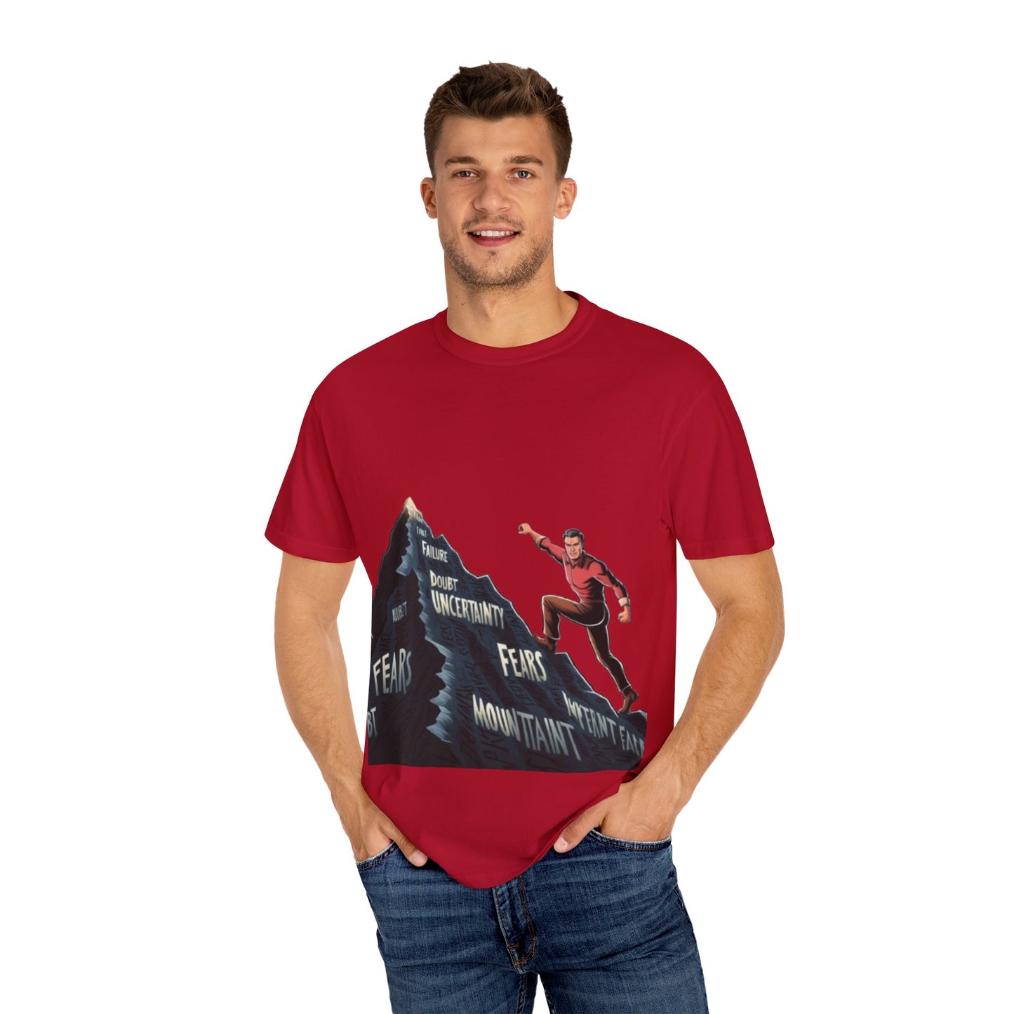 Motivational Graphic T-Shirt: Conquer Your Fears