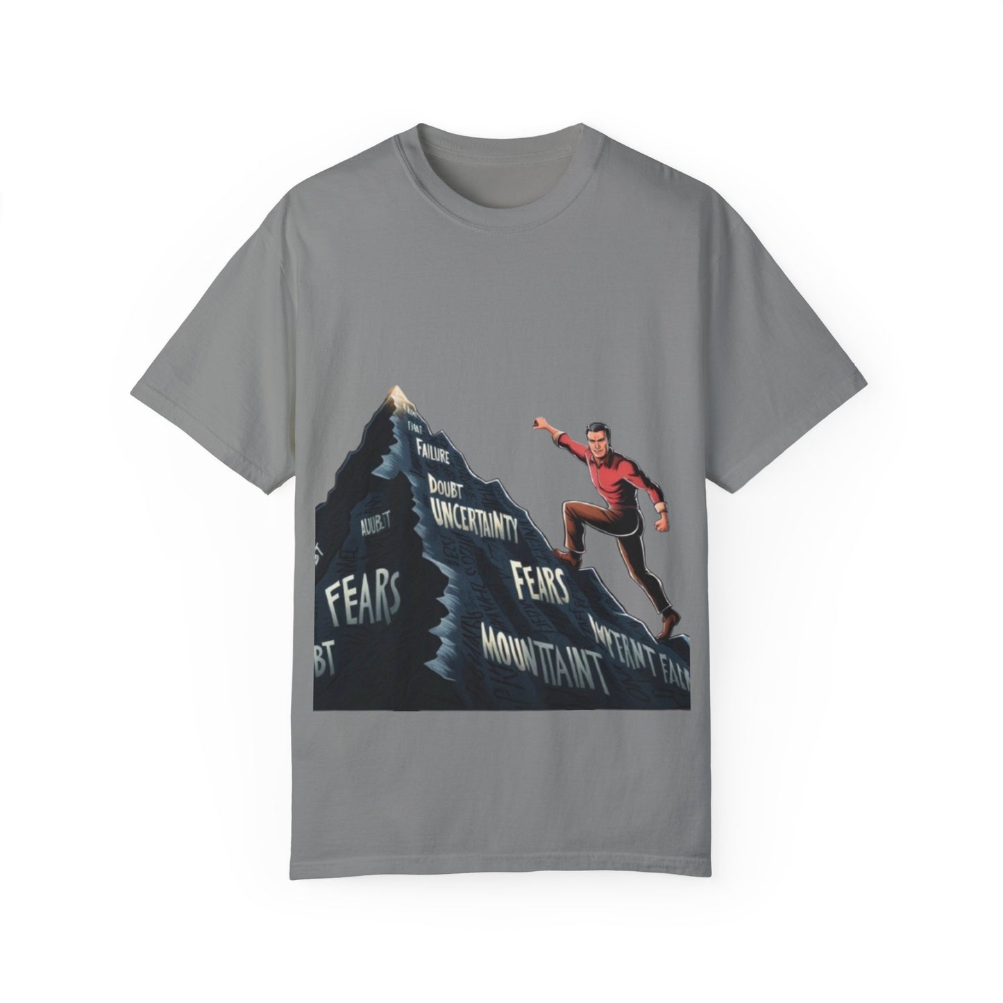 Motivational Graphic T-Shirt: Conquer Your Fears