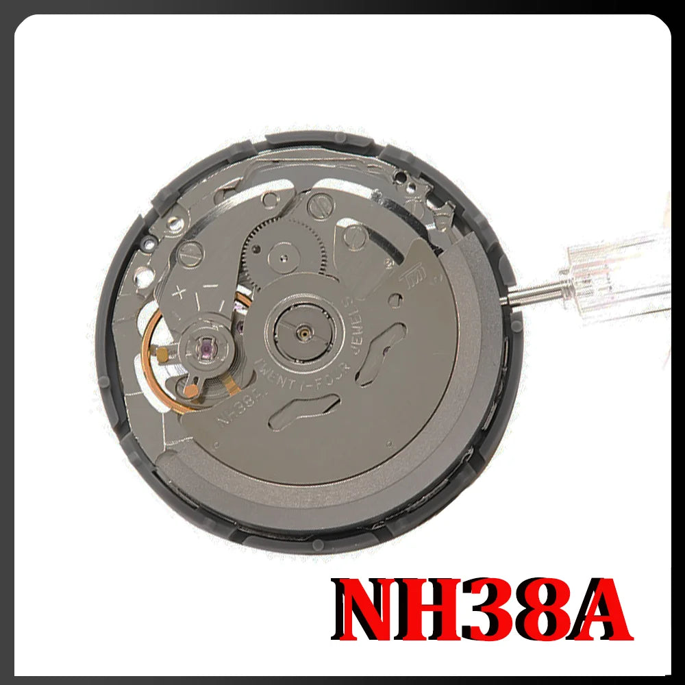 New Japanese original NH38A  fully automatic watch mechanism movement NH38 movement replacement parts
