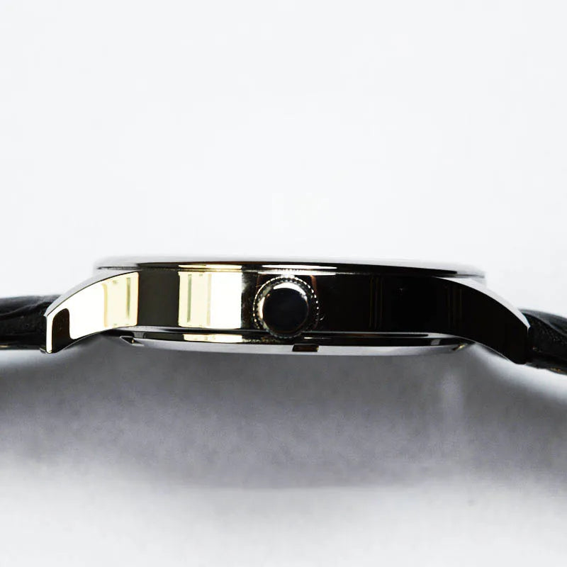 38.5mm Minimalist Mechanical Watch Tianjin ST2130 Automatic Movement Calendar Waterproof Sapphire Men's Fashion Dress Wristwatch