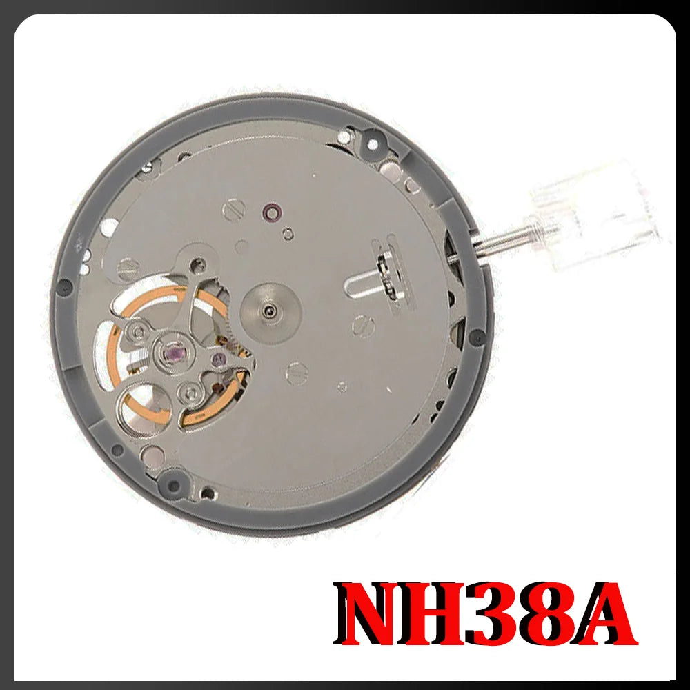 New Japanese original NH38A  fully automatic watch mechanism movement NH38 movement replacement parts